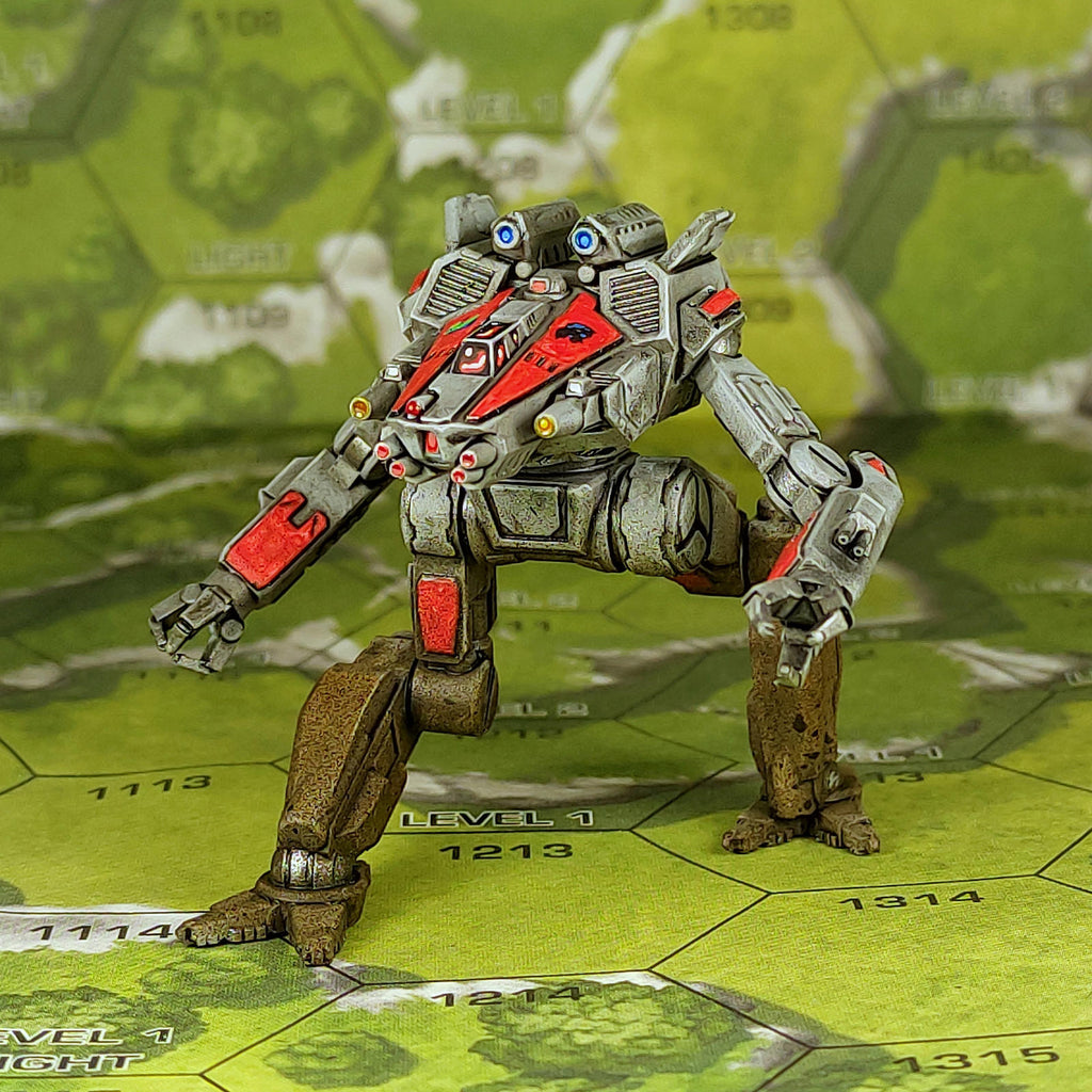 Black Python (Viper) | Sir Mortimer Bombito | American Mecha | Compatible with BT and other 6mm Tabletop Wargames