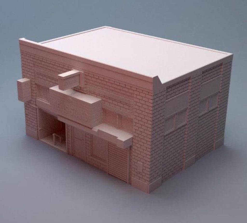 Urban News Stand Subway – Modern City Building for MCP – Corvus Games Terrain