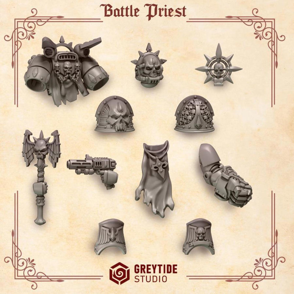 Crimson Lords Battle Priest (Chaplain) Pack