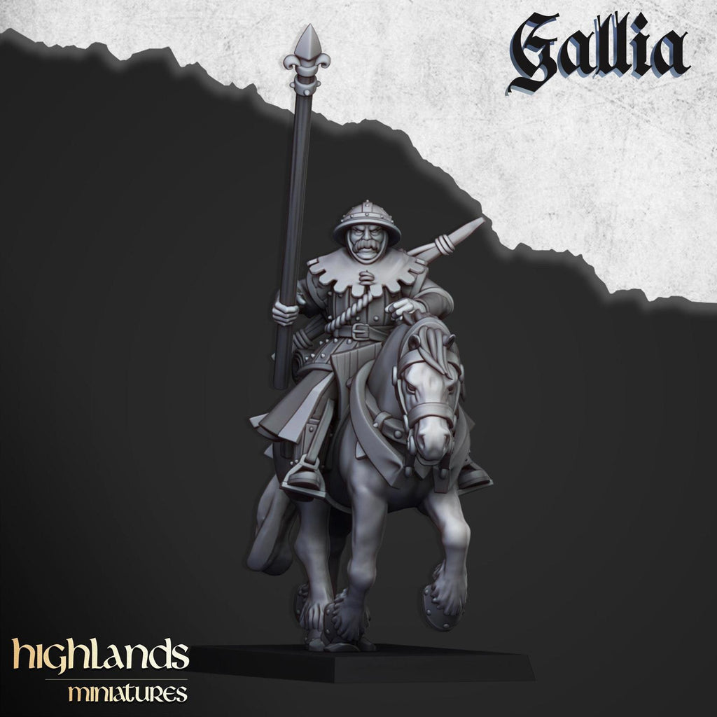 Gallia Mounted Men at Arms | Highlands Miniatures