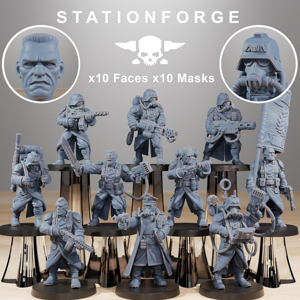 Grim Guard Combatants - set of 10