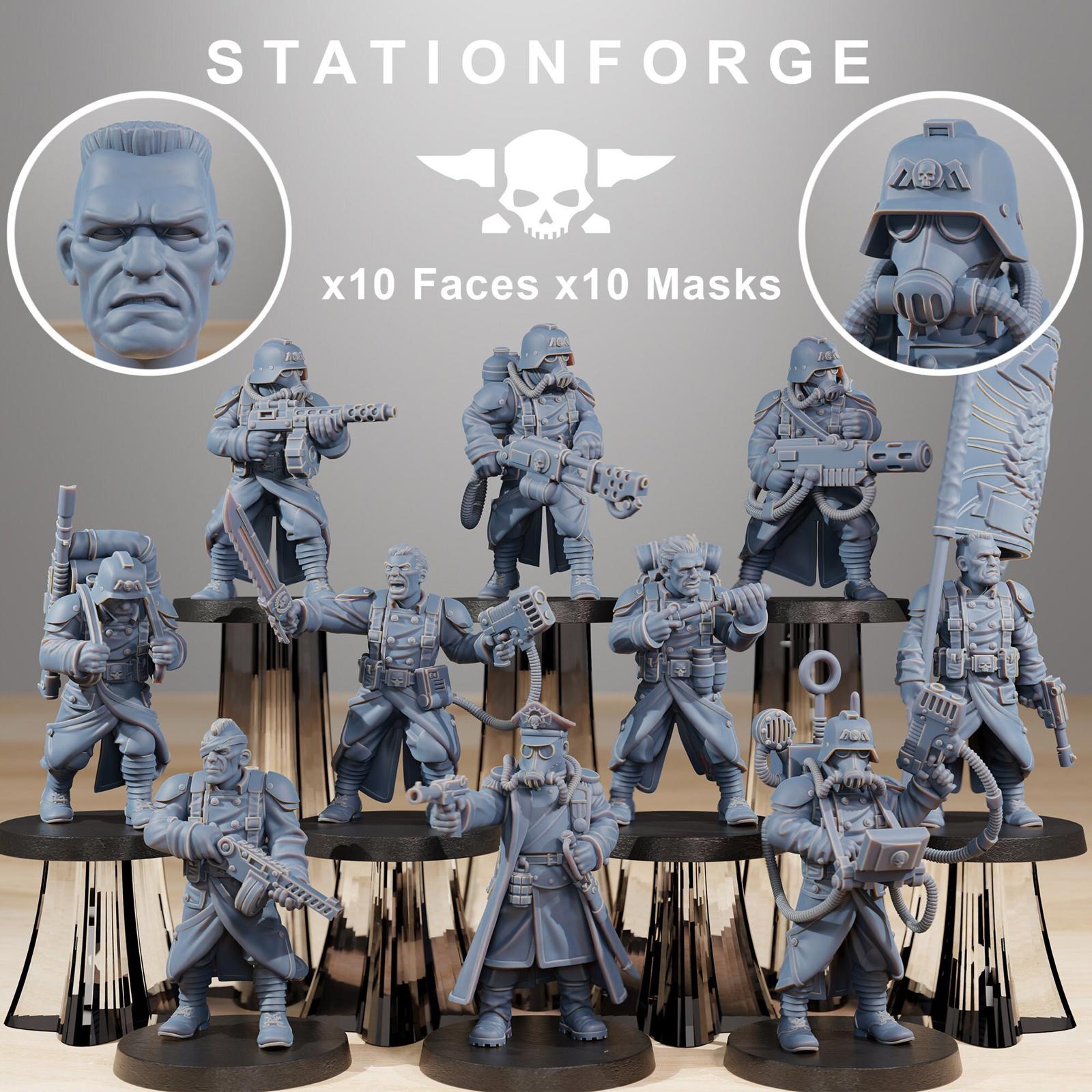 Grim Guard Combatants - set of 10