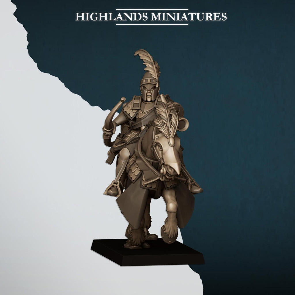 Aegean Elves Sea Hippeis - Highlands Miniatures