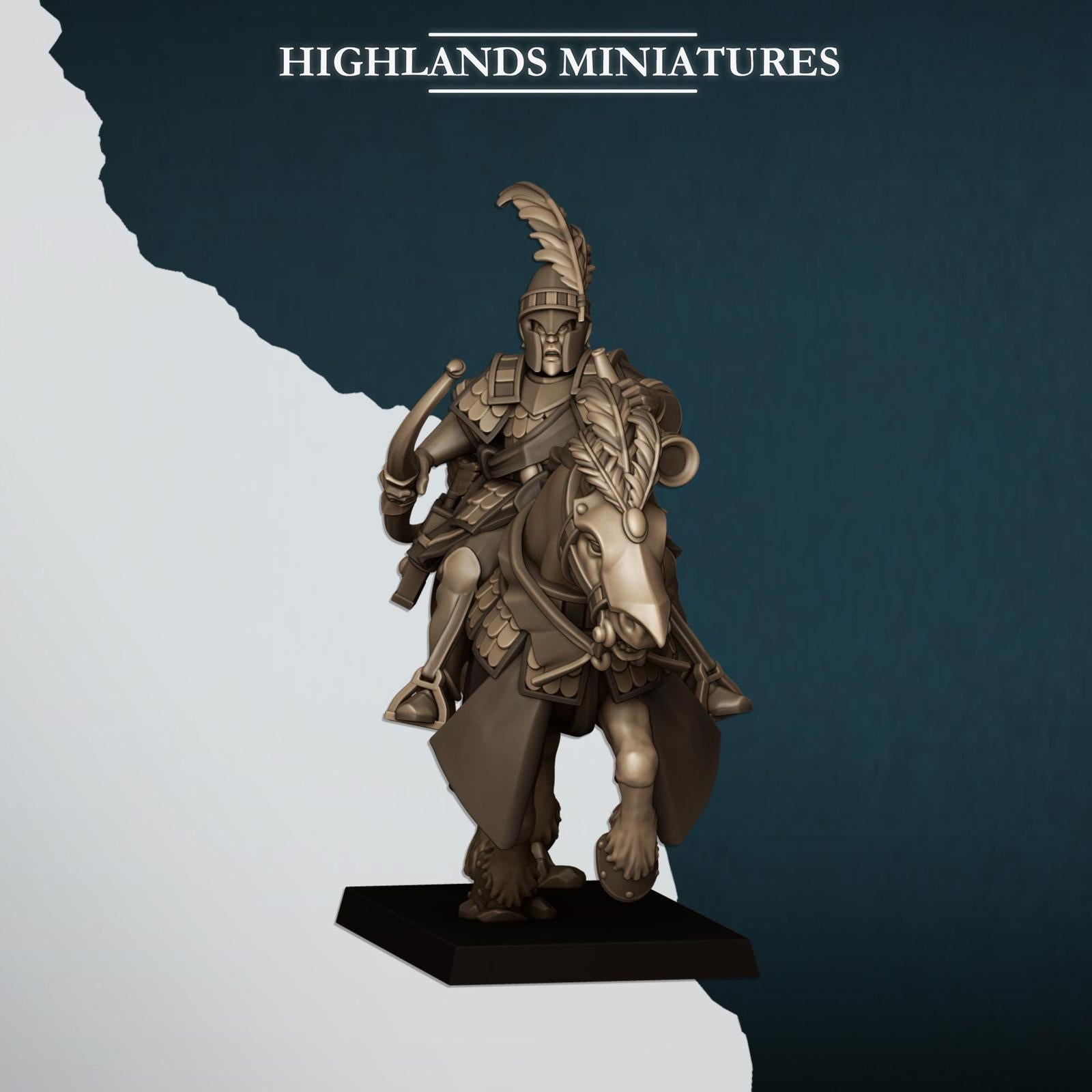 Aegean Elves Sea Hippeis - Highlands Miniatures