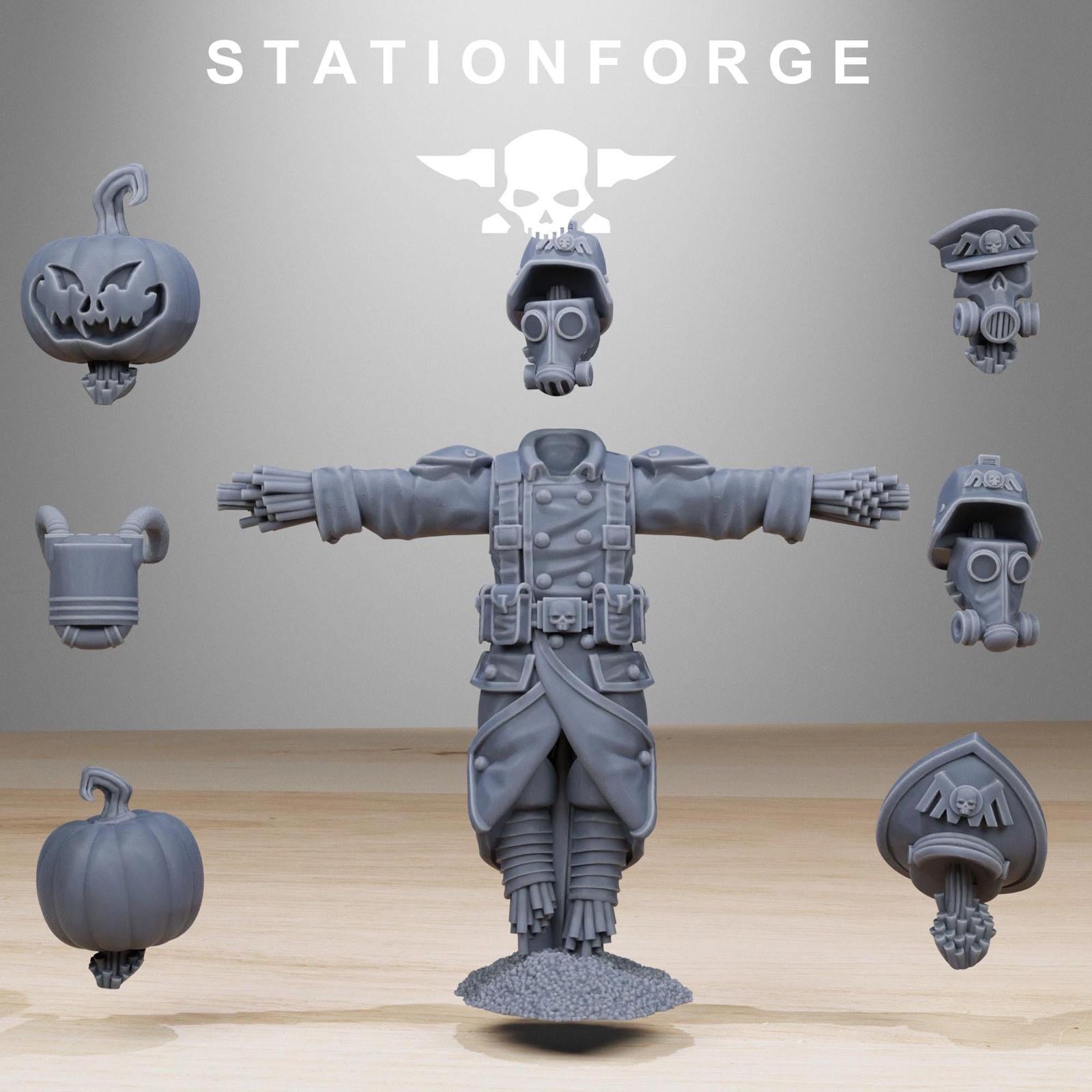 Grim Guard Scarecrows - set of 6