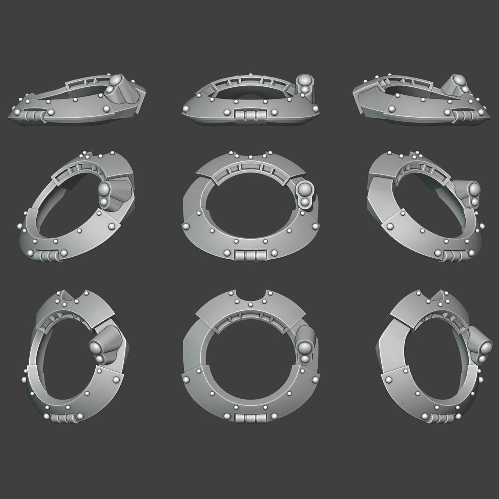 Saturn exterminator Plain Torso Plates