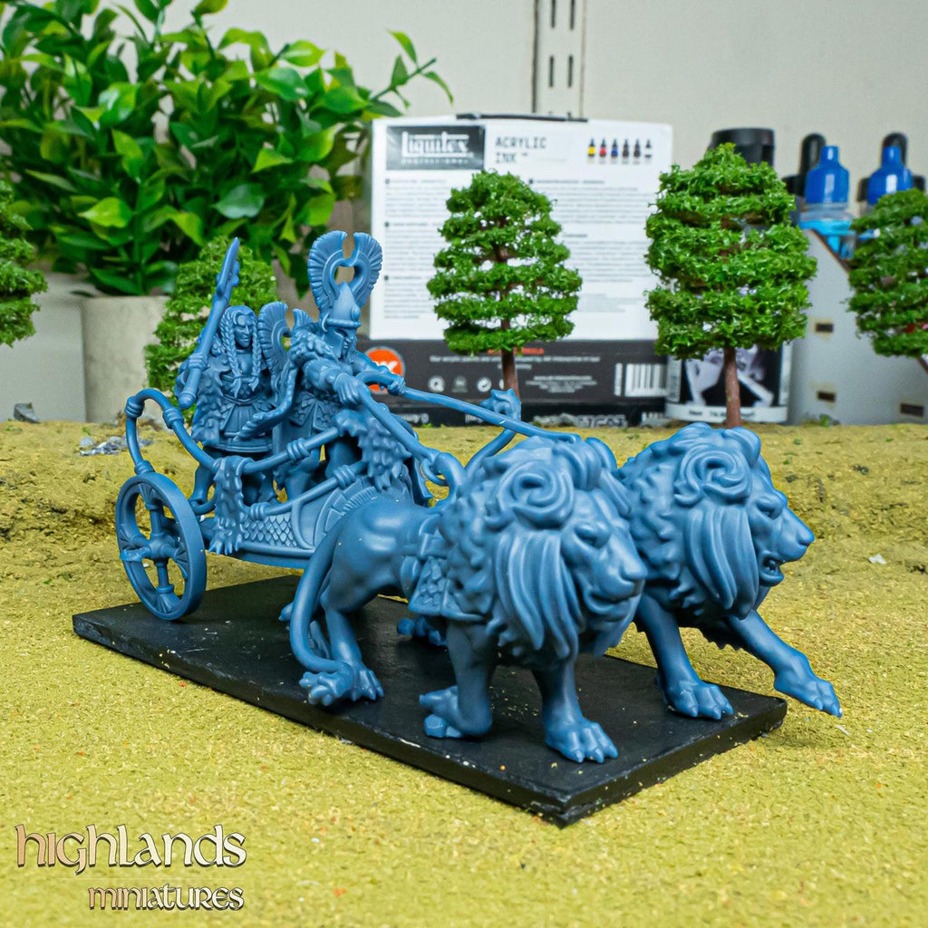 Aegean Elves Nemean Lions Chariot - Highlands miniatures