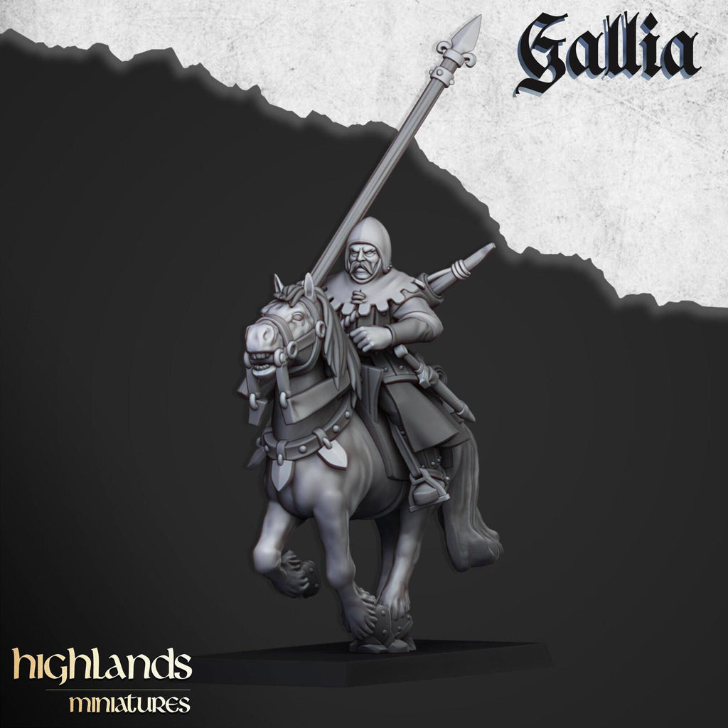 Gallia Mounted Men at Arms | Highlands Miniatures