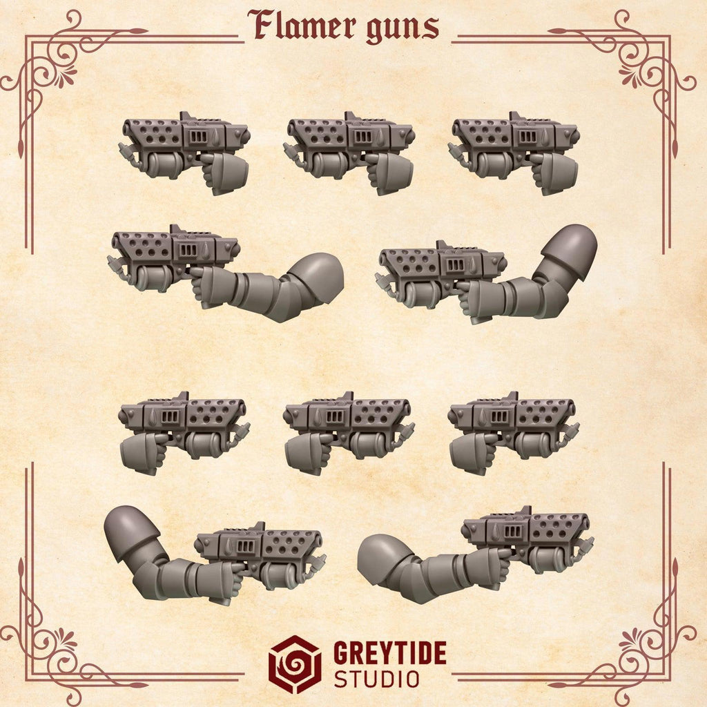 Crimson Lords Flamer Guns