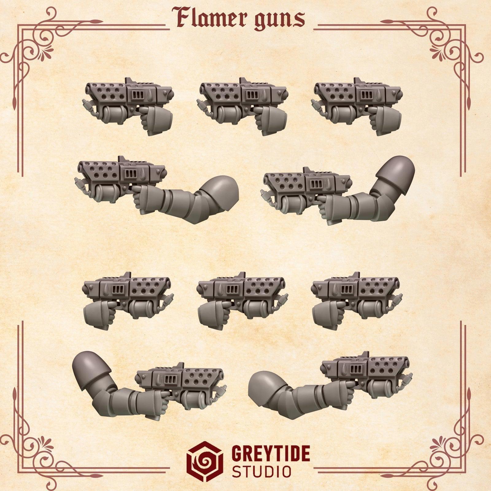 Crimson Lords Flamer Guns