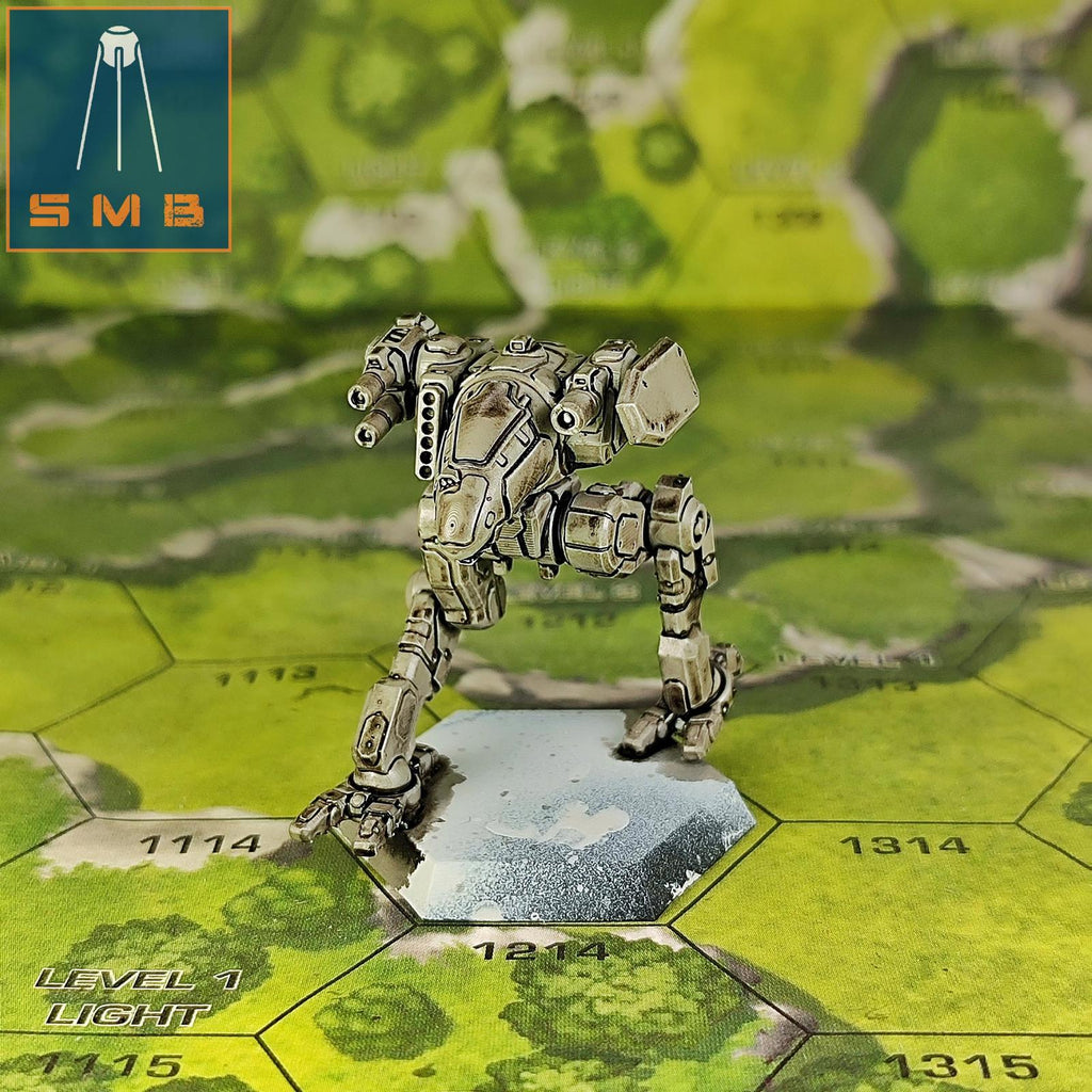 Raven RVN-2X | Sir Mortimer Bombito | American Mecha | Compatible with BT and other 6mm Tabletop Wargames