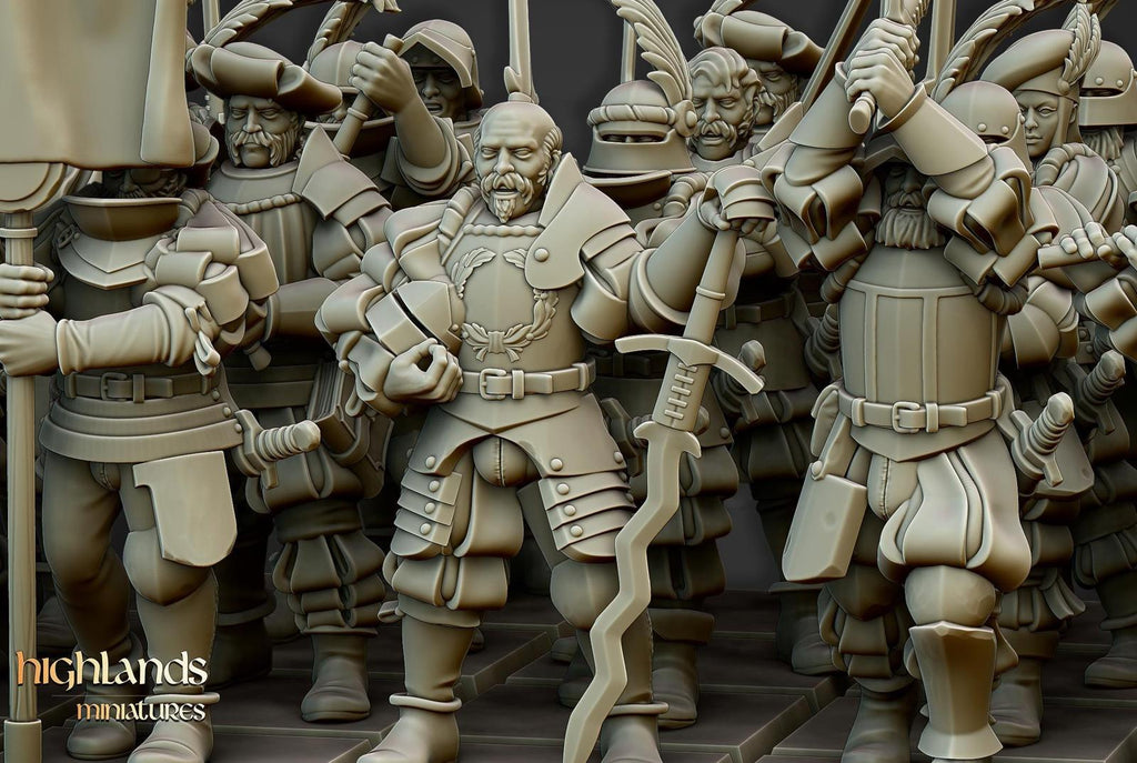 Highlands miniatures Landsknechts of Soltau (Old Greatswords)