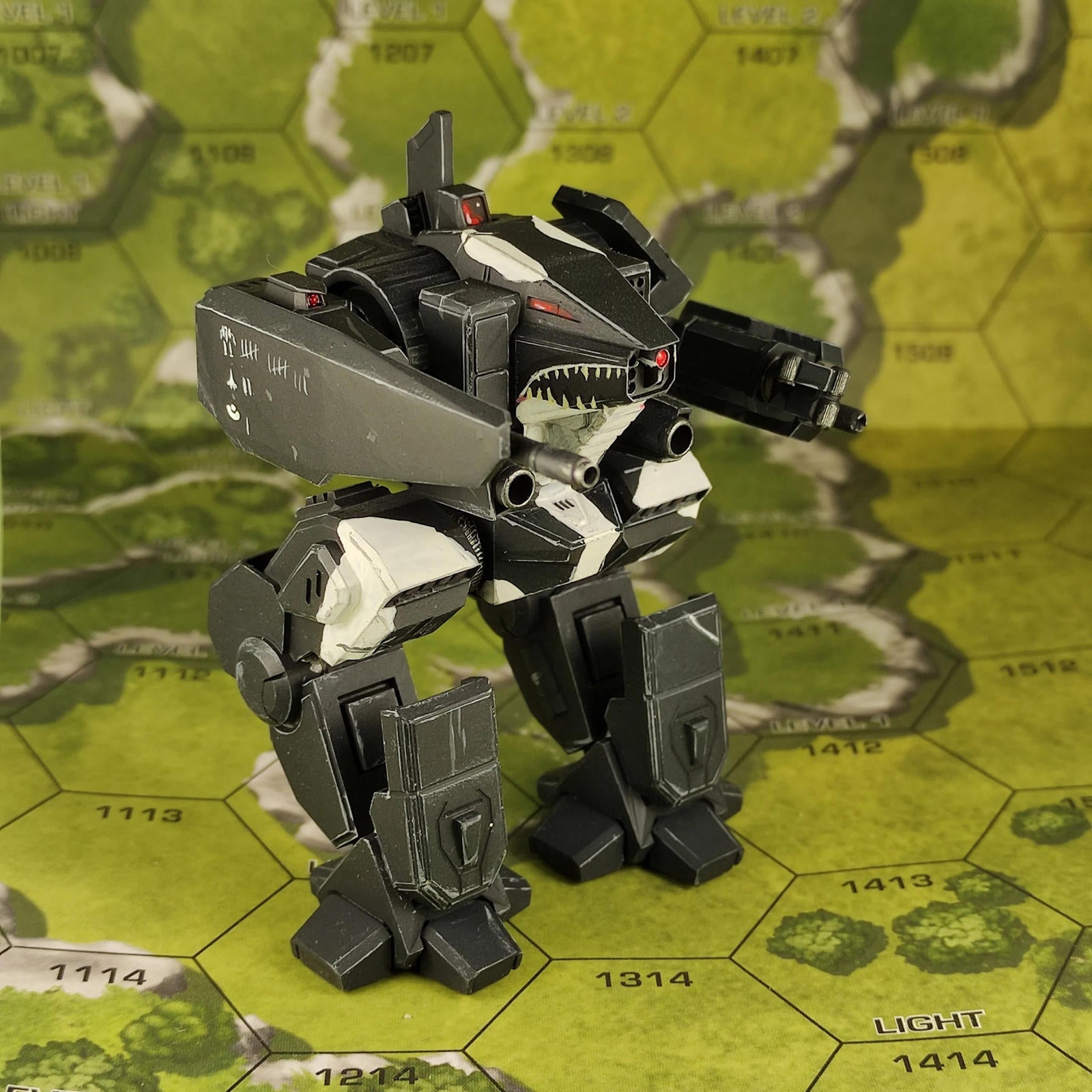Orca | Sir Mortimer Bombito | American Mecha | Compatible with BT and other 6mm Tabletop Wargames