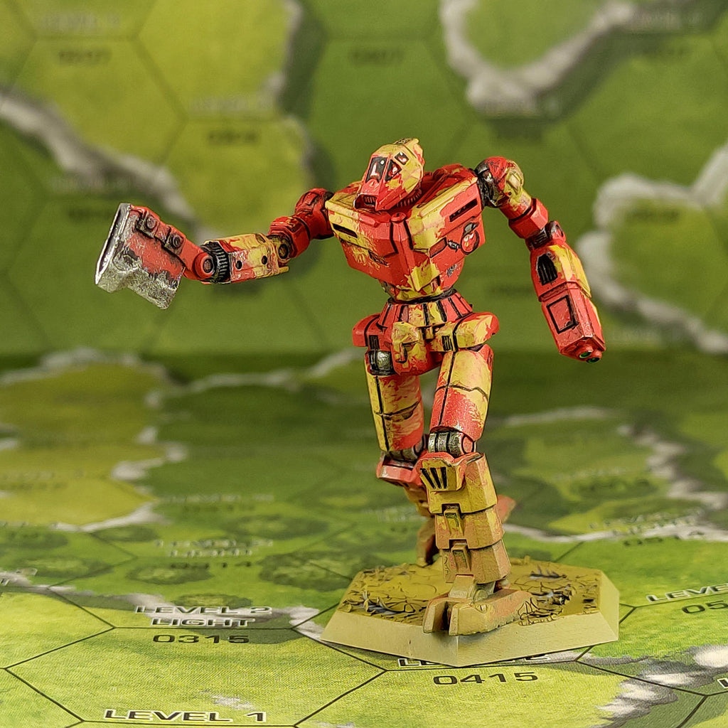 Scarabus | Sir Mortimer Bombito | American Mecha | Compatible with BT and other 6mm Tabletop Wargames
