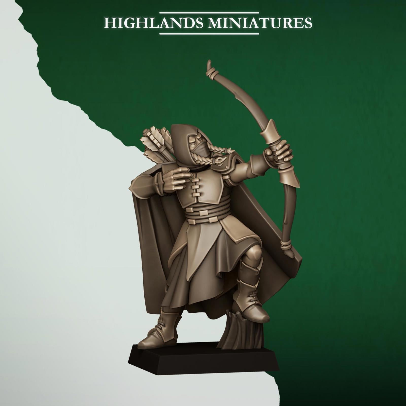 Feral Archers, Feral Elves - Highlands Miniatures