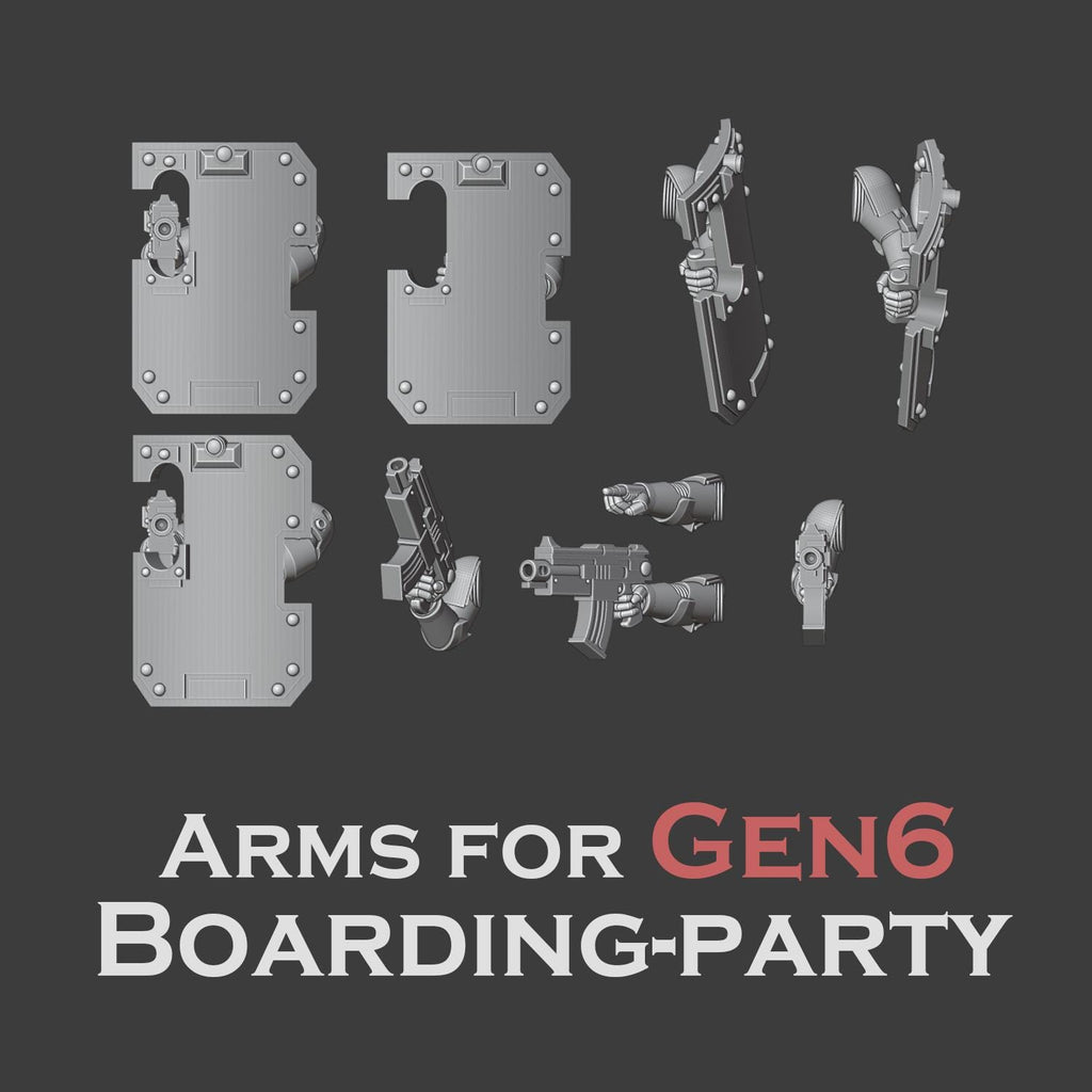Gen 6 - Board Party Shield arms