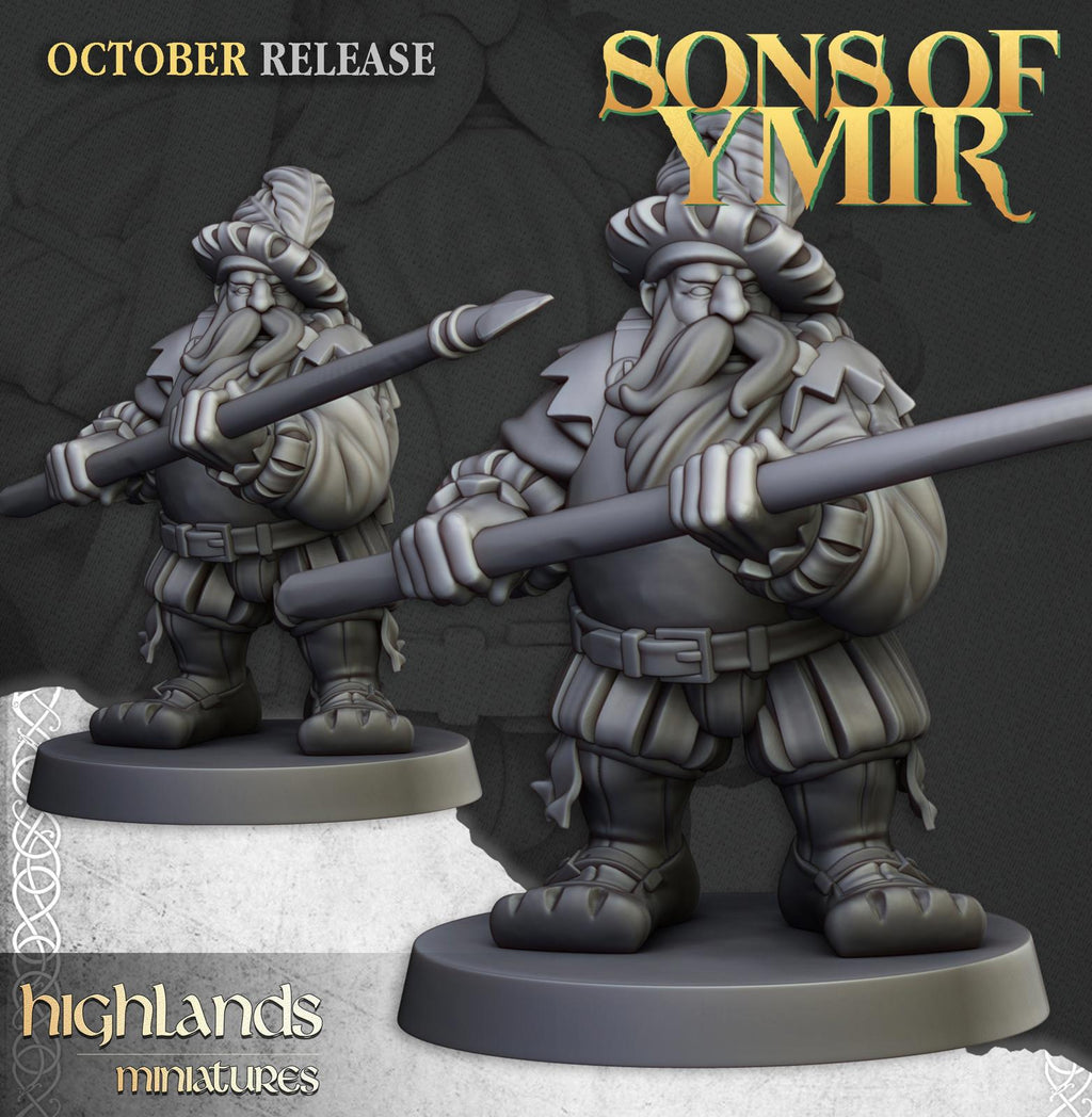 Dwarf Pikemen - Highlands Miniatures