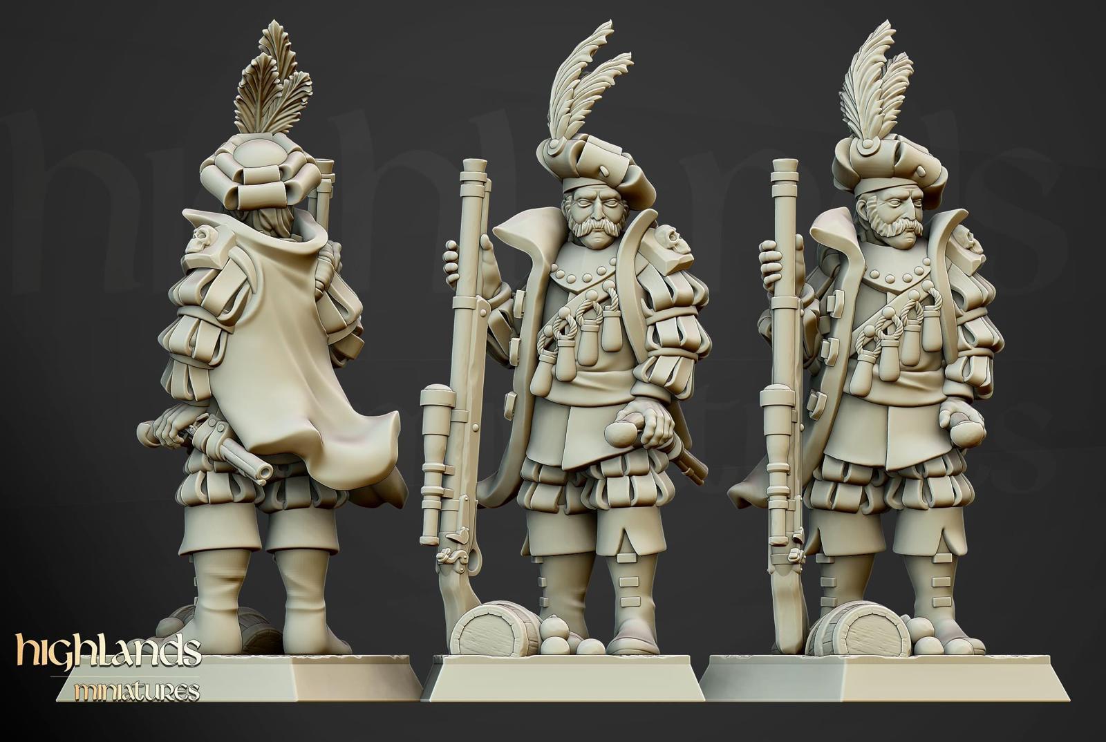 Sunland imperial long shooter | Highland Miniatures