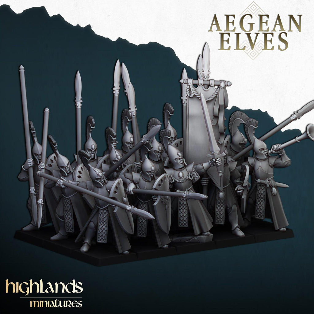 Aegean Elves Starter Army - Highlands Miniatures