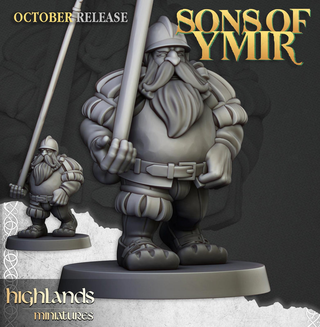 Dwarf Pikemen - Highlands Miniatures