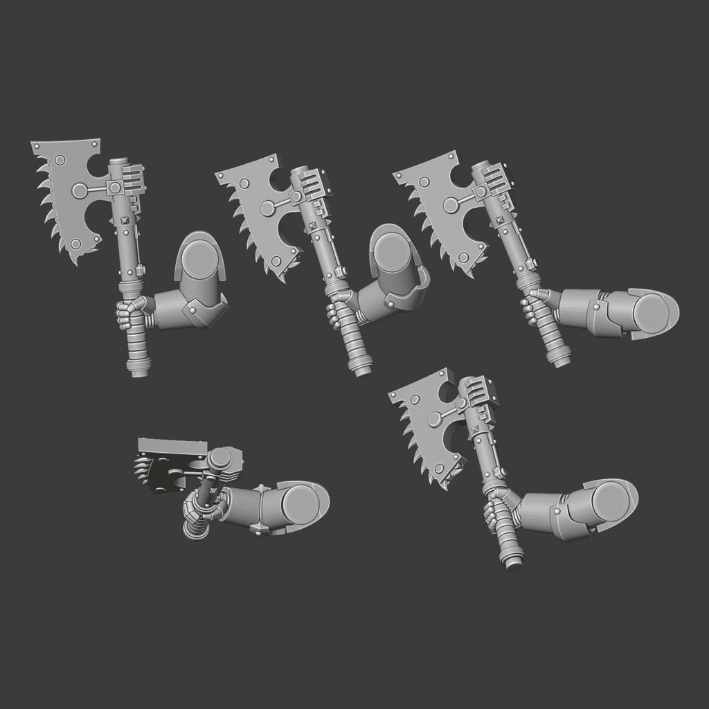 Gen 4 - Chain Axe Arms
