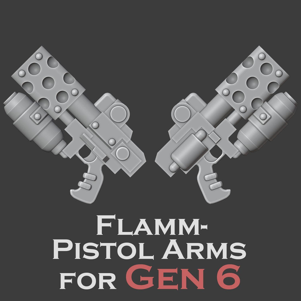 Gen 6 - Flamer Pistol Arms