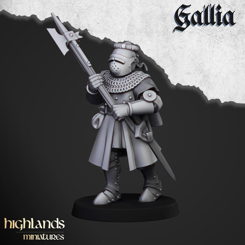 Knights Of Gallia On Foot | Highlands Miniatures