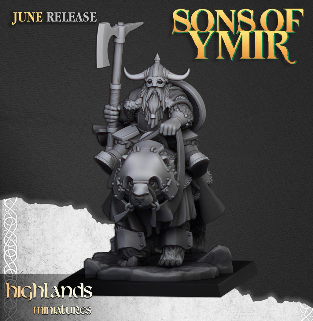 Dwarf Heavy Cavalry - Highlands Miniatures