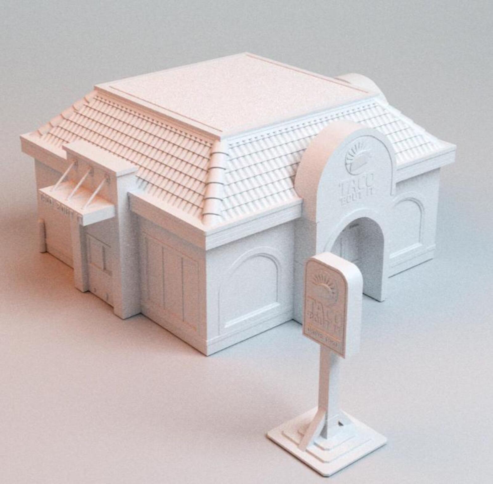 Urban Taco Shop – Modern City Building for MCP – Corvus Games Terrain