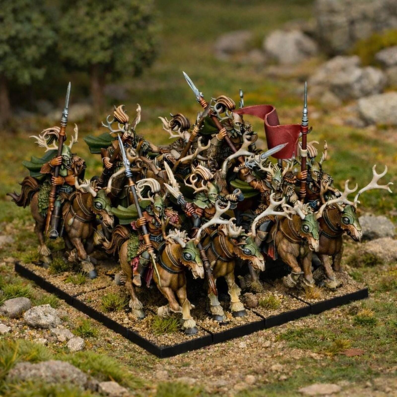 Feral Elves Forest Riders | Highlands Miniatures