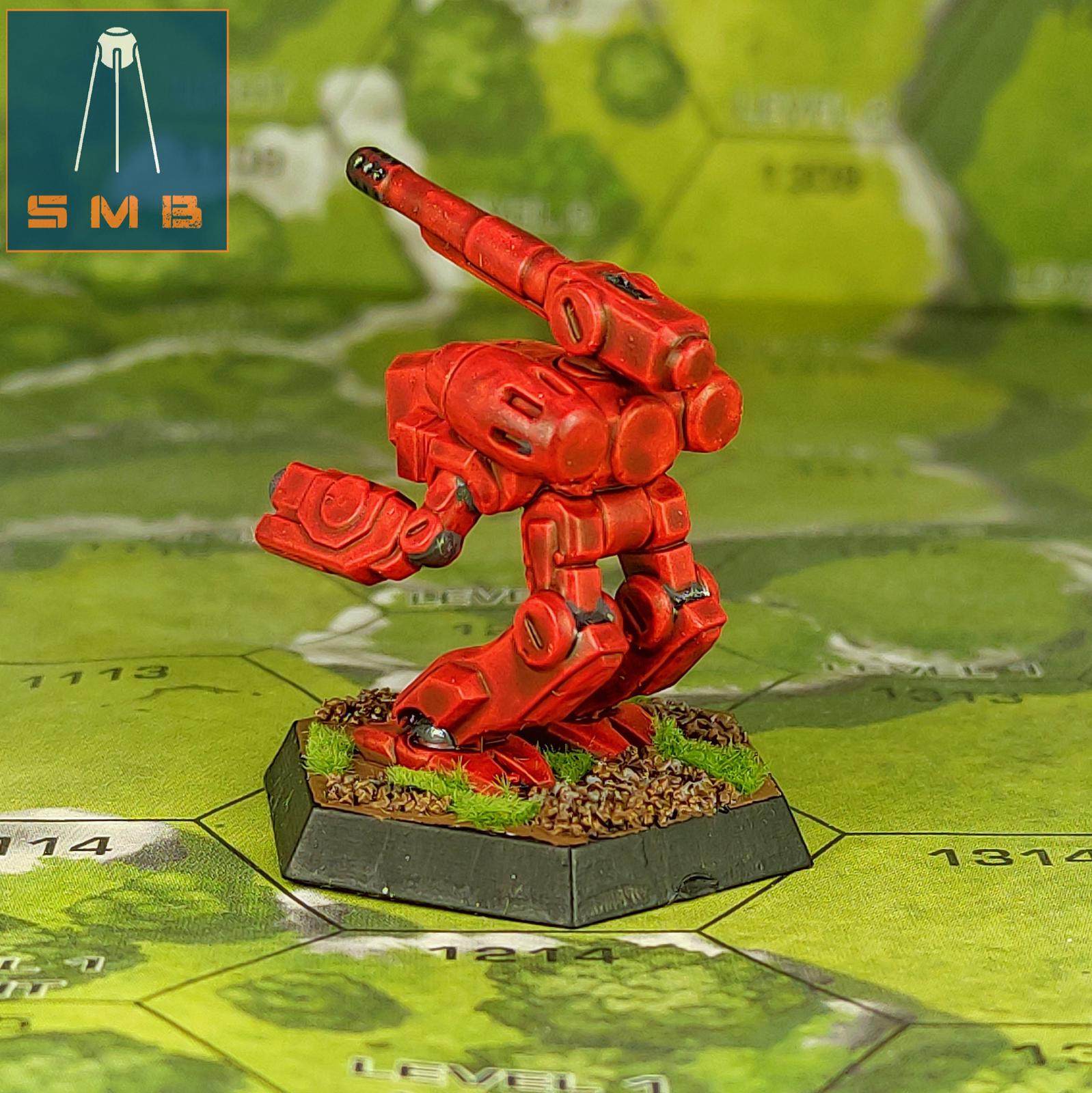 Marauder "Chibi" | Sir Mortimer Bombito | American Mecha | Compatible with BT and other 6mm Tabletop Wargames