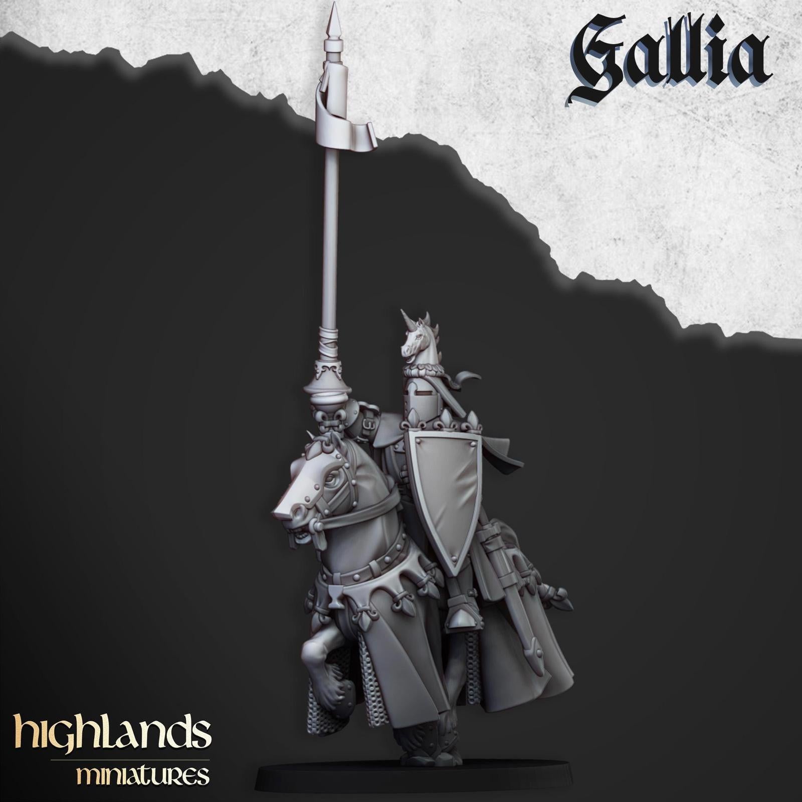 Royal knights of Gallia | Highlands Miniatures