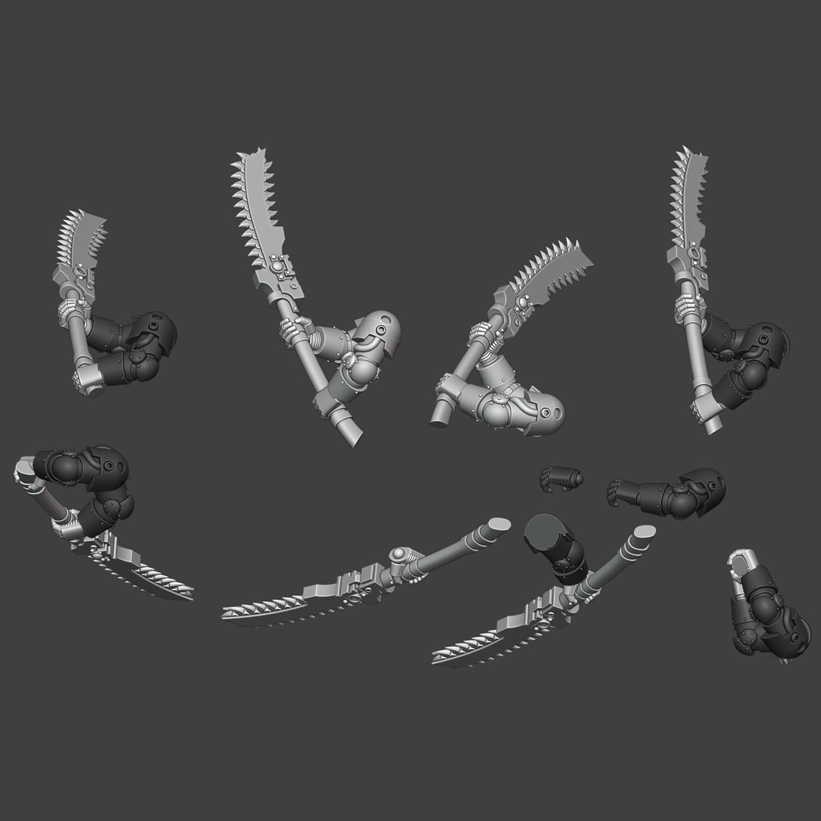 Gen 2/6 - Chain Glaive Arms add on