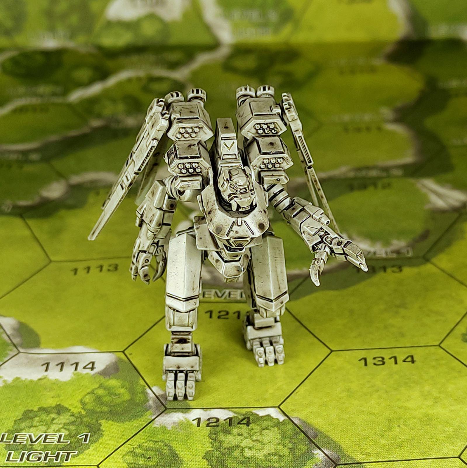 Jade Hawk 4 Sabretooth (XTRO Project Zhukov) | Sir Mortimer Bombito | American Mecha | Compatible with BT and other 6mm Wargames