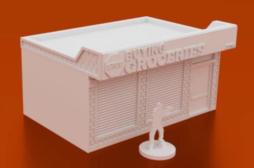 Urban Convenience Store – Modern City Building for MCP – Corvus Games Terrain
