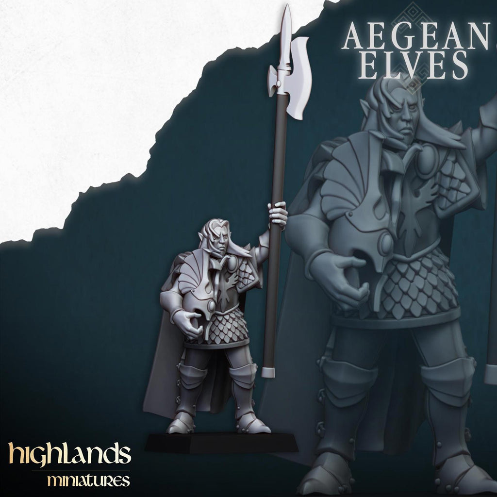 Aegean Elves Mycenean Guard - Highlands miniatures
