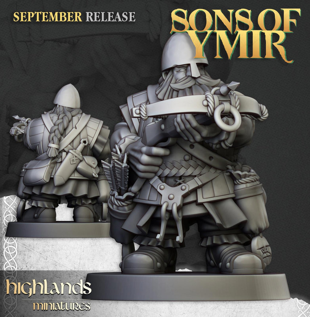 Dwarf Crossbowmen - Highlands Miniatures