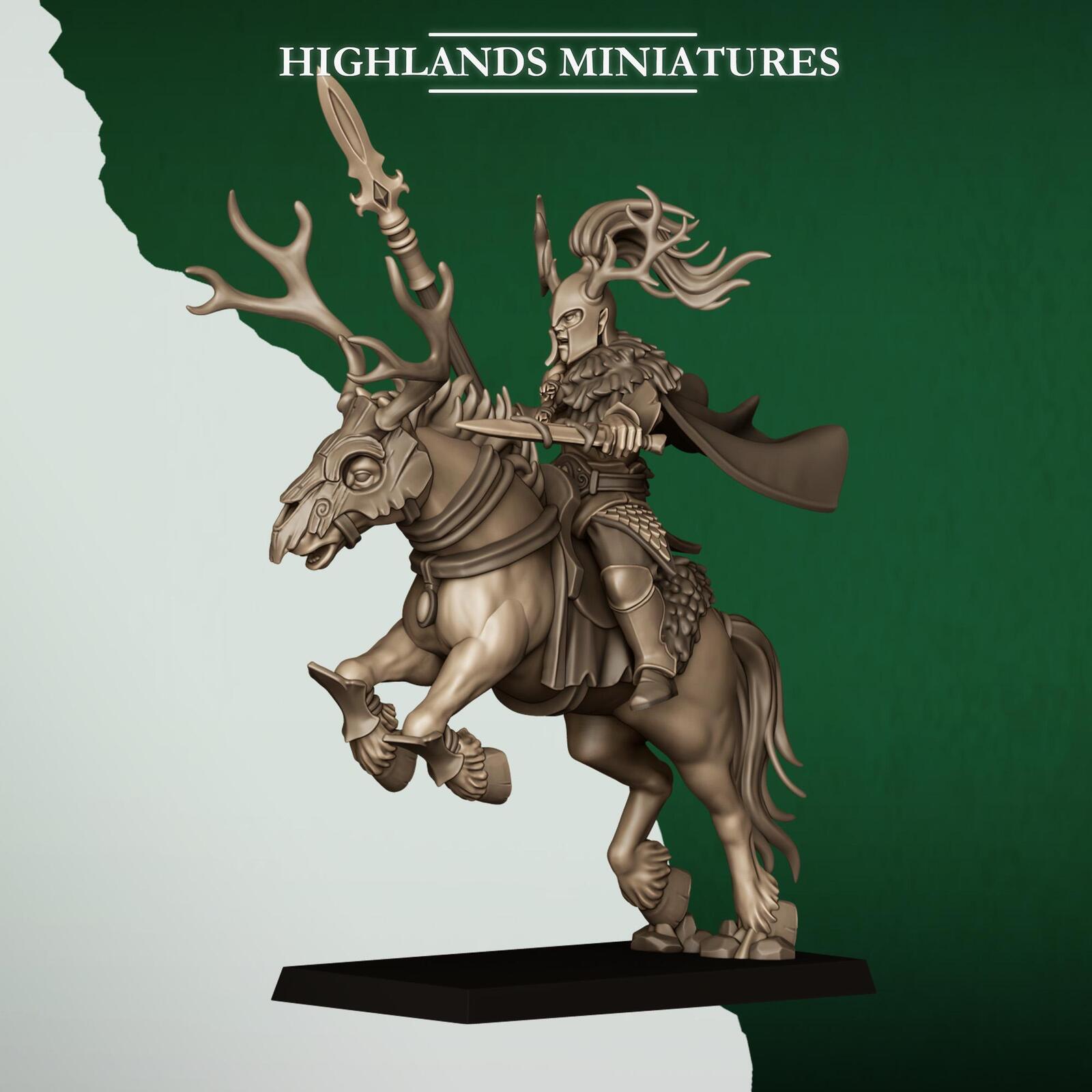 Feral Elves Forest Riders | Highlands Miniatures