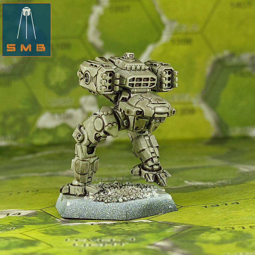 Jenner IIC1  | Sir Mortimer Bombito | American Mecha | Compatible with BT and other 6mm Tabletop Wargames