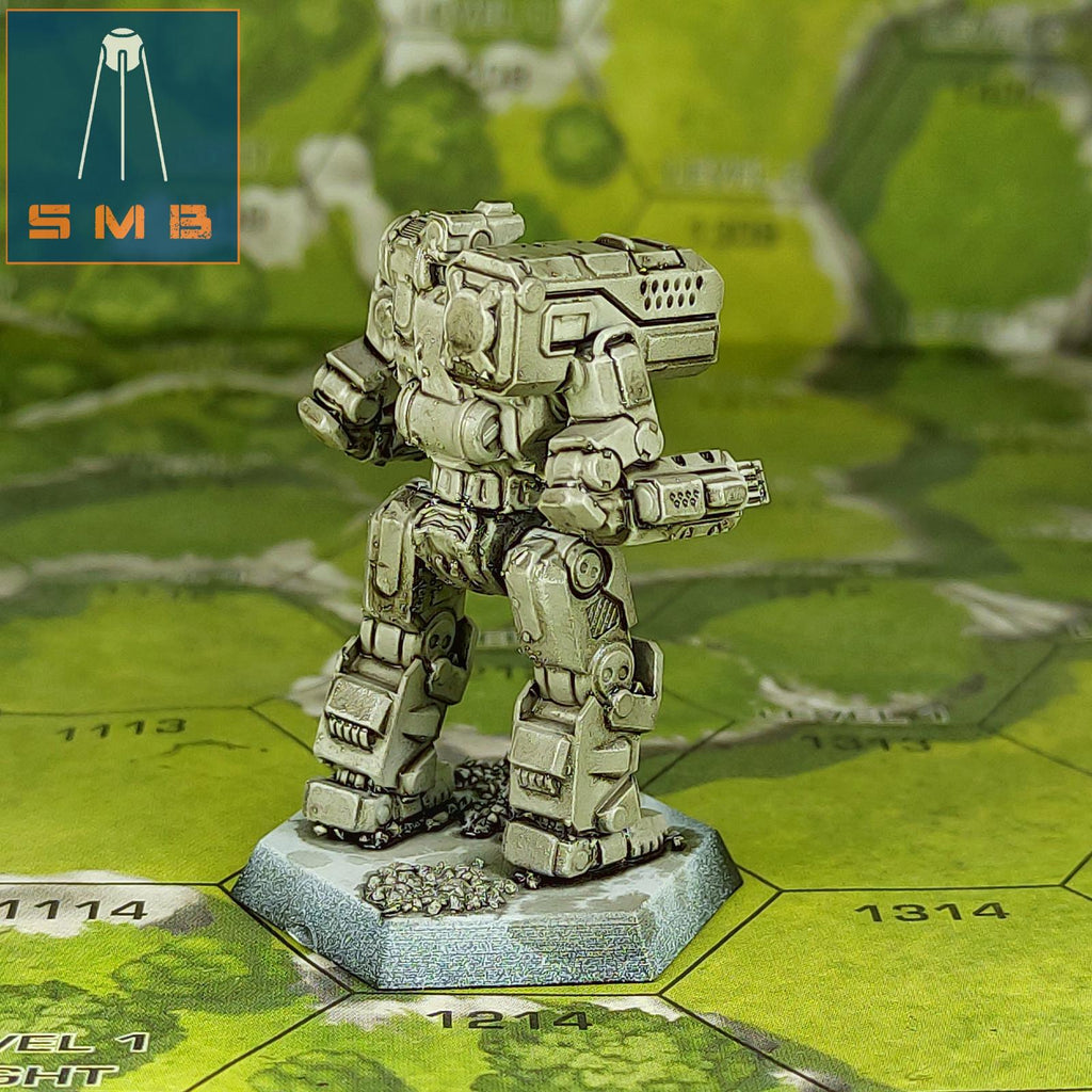 Hunchback HBK-4G | Sir Mortimer Bombito | American Mecha | Compatible with BT and other 6mm Tabletop Wargames
