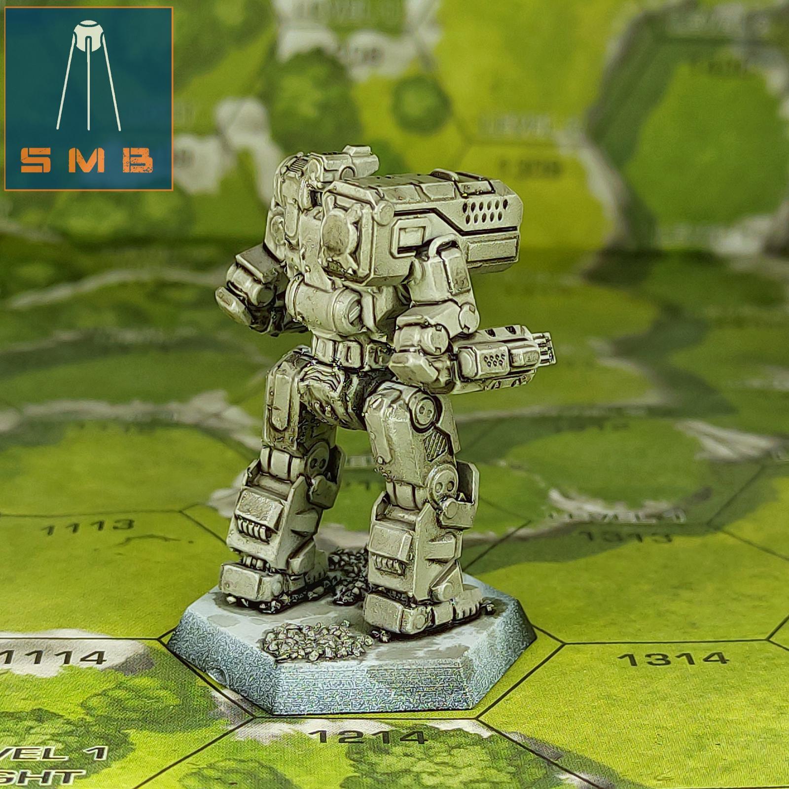 Hunchback HBK-4G | Sir Mortimer Bombito | American Mecha | Compatible with BT and other 6mm Tabletop Wargames