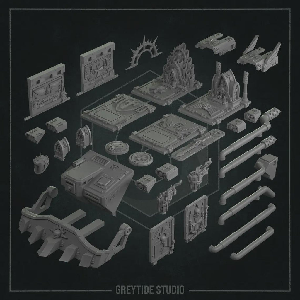 Eternal Crusaders Rhino Upgrade GreyTide Studio | Tabletop Miniature Wargaming Grim-Dark Sci-Fi  Proxy