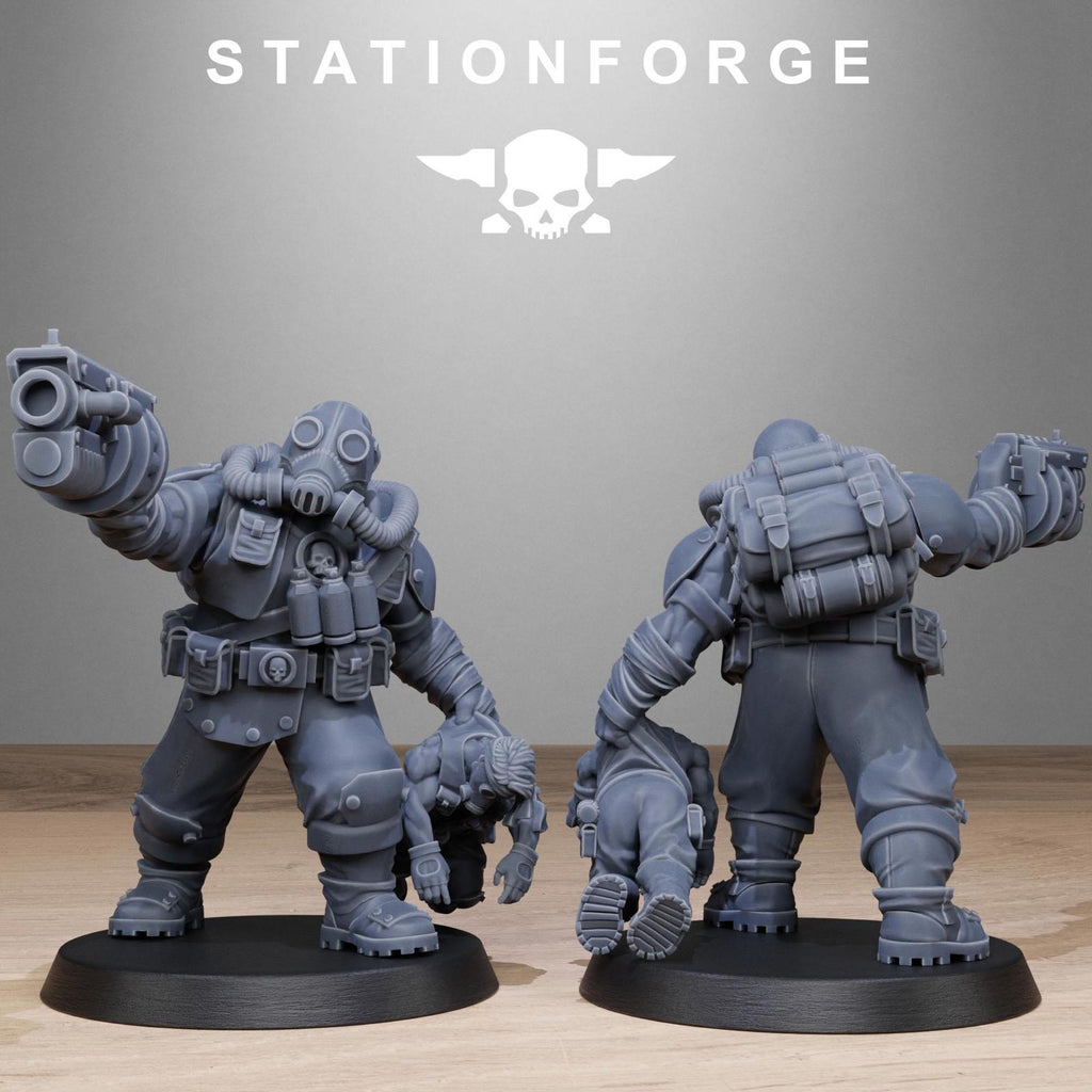 Grim Guard Jungle Fighter Mutants - set of 10