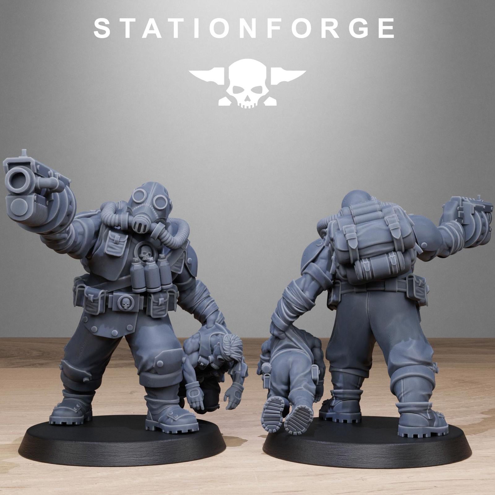 Grim Guard Jungle Fighter Mutants - set of 10
