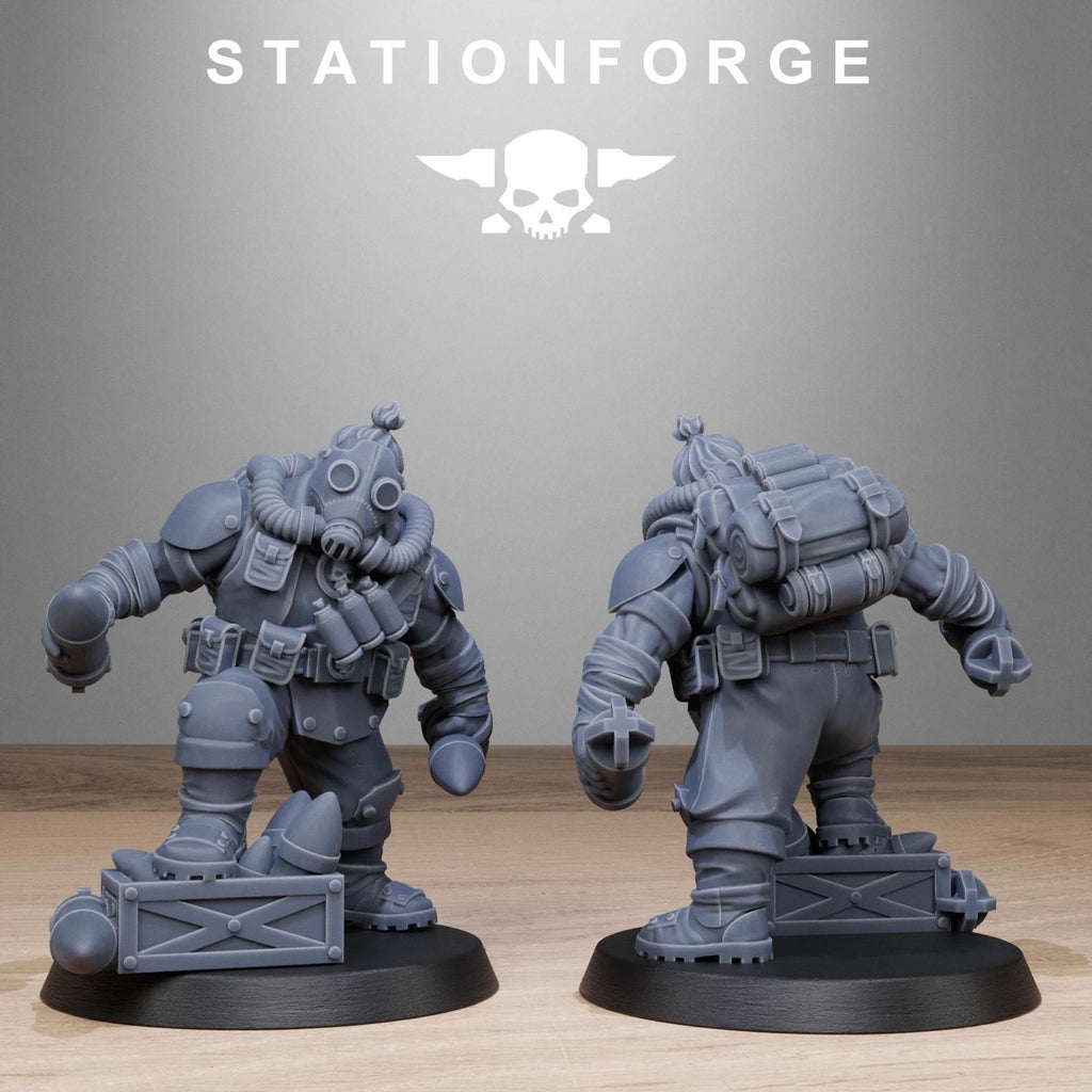 Grim Guard Jungle Fighter Mutants - set of 10