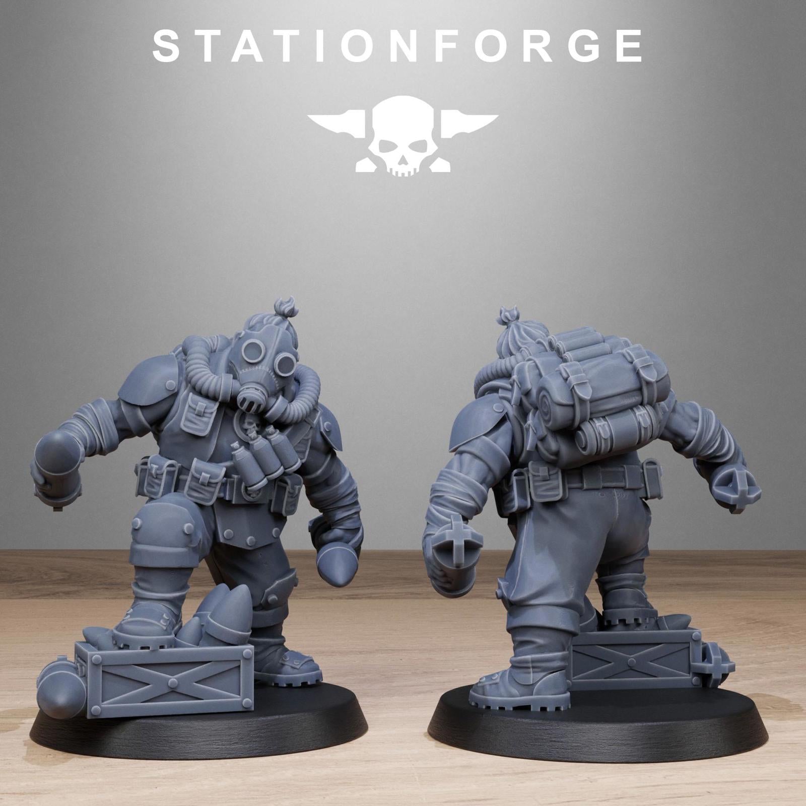 Grim Guard Jungle Fighter Mutants - set of 10