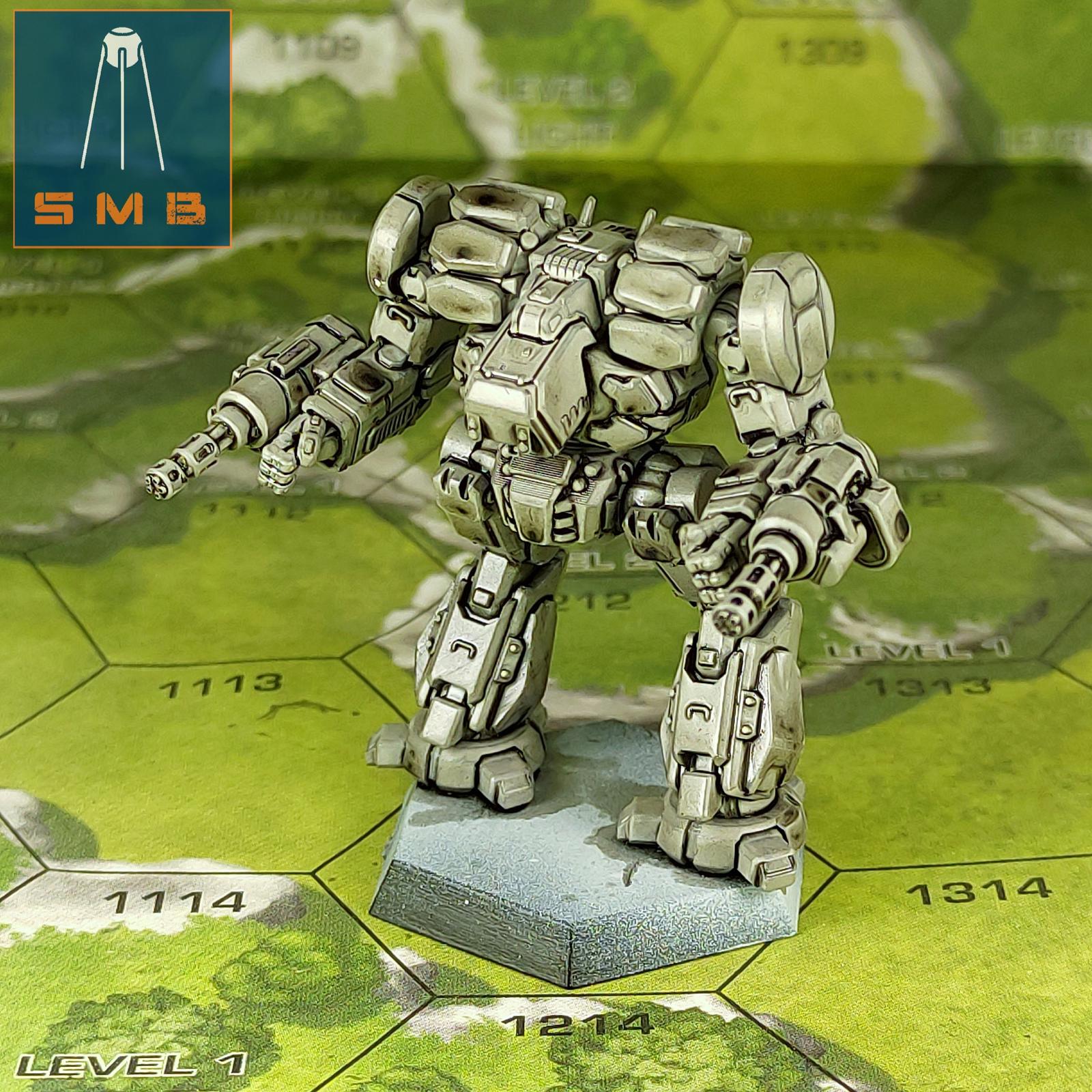 Thug THG-11E | Sir Mortimer Bombito | American Mecha | Compatible with BT and other 6mm Tabletop Wargames