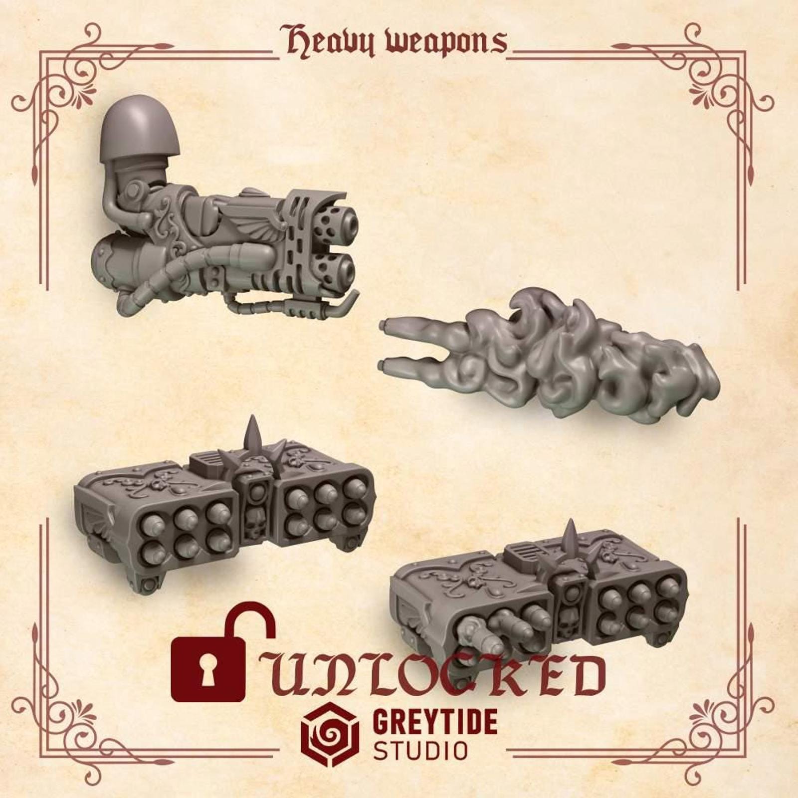 Crimson Lords Heavy Weapons