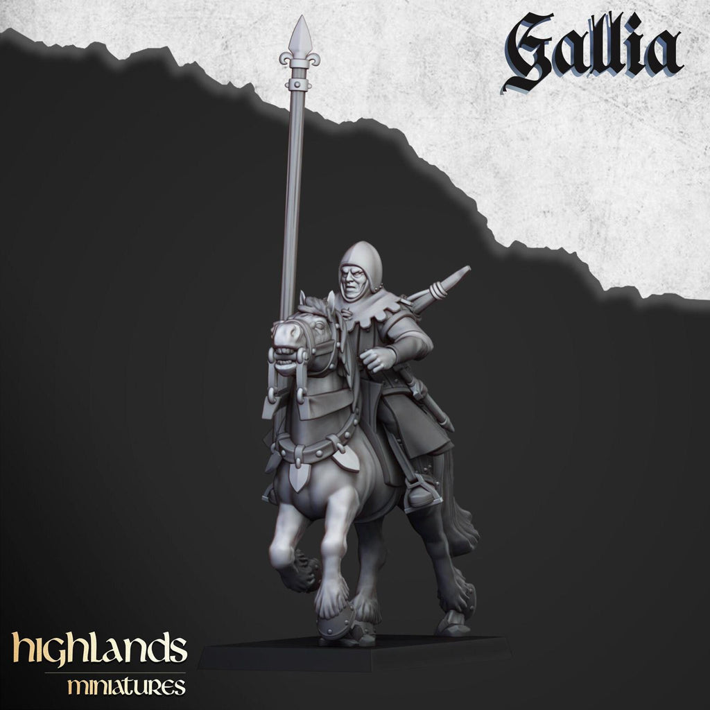 Gallia Mounted Men at Arms | Highlands Miniatures