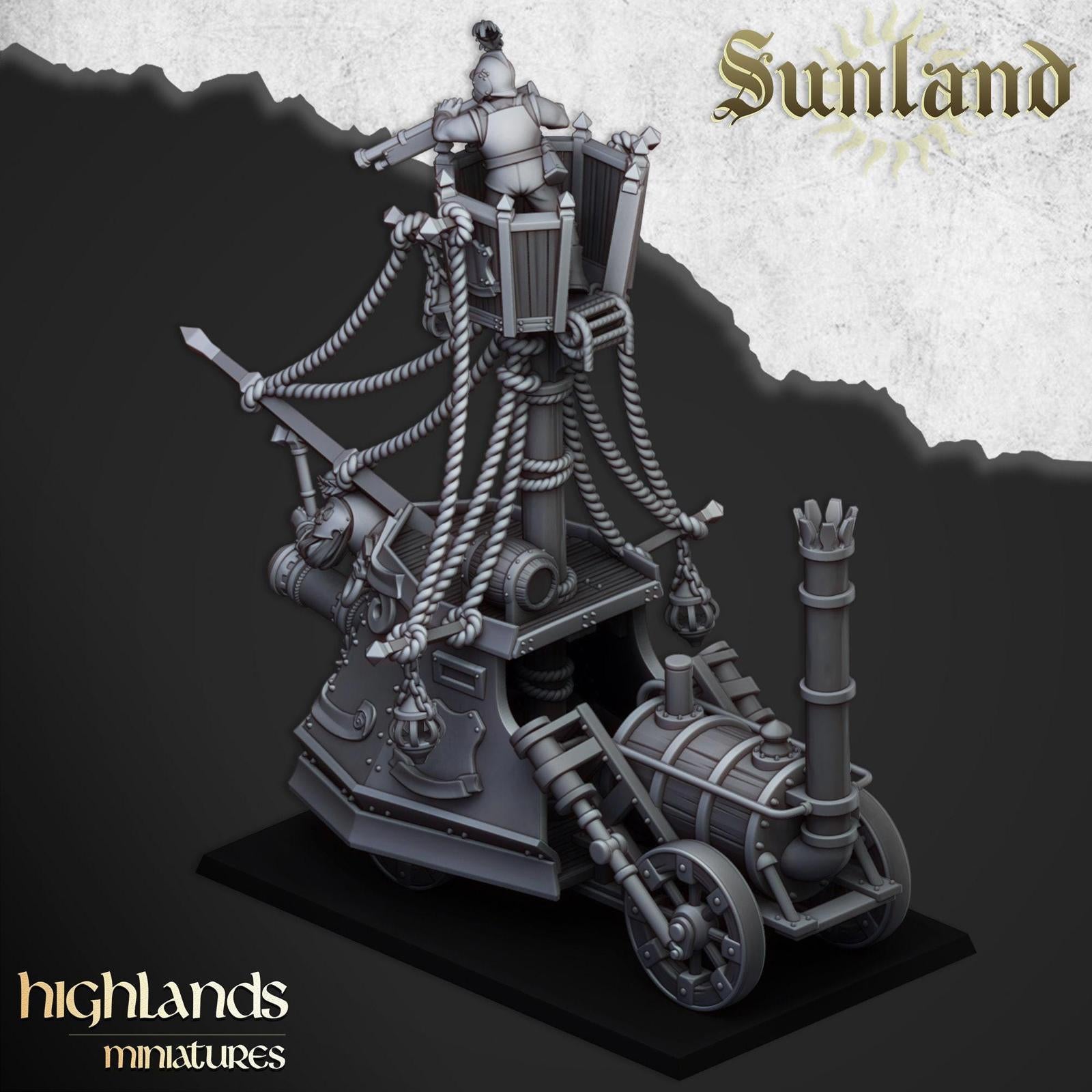 Sunland Ironclad Landship | Highlands Miniatures